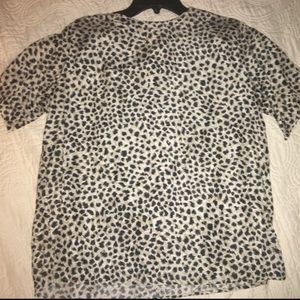 Vintage cheetah print blouse